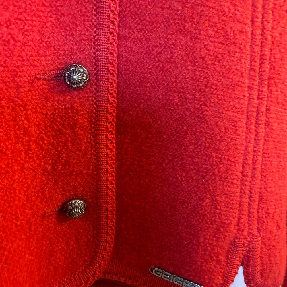 Geiger Red Wool Jacket - Picture 5 of 5